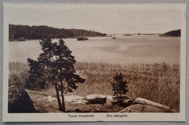 Turku saaristoa postikortti+negatiivi
