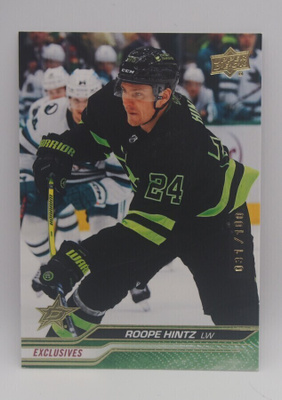 2023-24 Upper deck Exclusives Roope Hintz /100