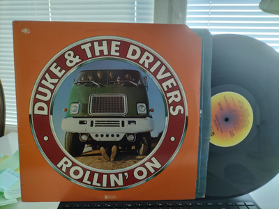 DUKE & THE DRIVERS, Rollin' on, LP US -76 HIENO KUNTO !!