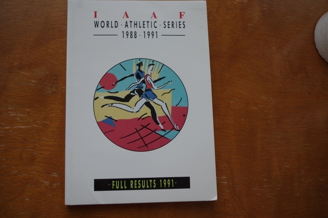 IAAF:n yleisurheilutuloskirja vuodelta 1991