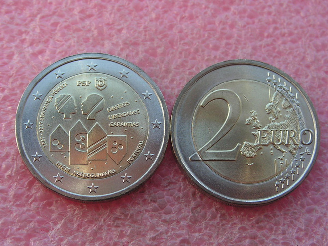 Portugali 2017 2 € Yleinen turvallisuus 150v UNC