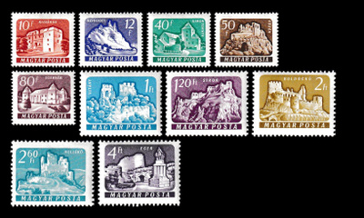 Unkari 1737-46 ** Käyttösarja linnoja (1961)