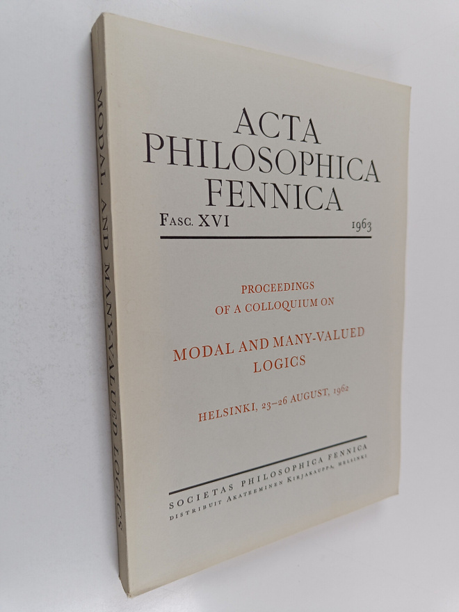 Proceedings of a colloquium on modal and many-valued logi...