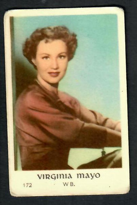 Keräilykuva - Virginia Mayo 172 WB.