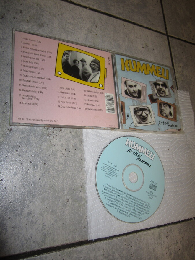Kummeli - Artisti maksaa (CD) JULISTEKANSI v 1994