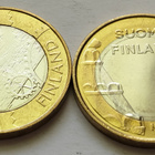 Suomi 5 eur, maakuntaraha+maakuntien rakenn. Uusimaa, unc - pikkukuva 1