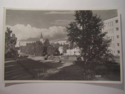 VANHA Postikortti Lappi Kemi 1950-l  Alkup.Mallikappale