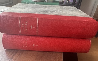 Aku Ankka 1969 vuosikerta kahtena kirjana
