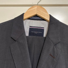 TOMMY HILFIGER TAILORED MIESTEN TUMMAN HARMAA PUKU KOKO 46 - pikkukuva 3