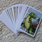 Dinosaurus pelikortit. Yhdet kortit kaksi peliä !!! - pikkukuva 3