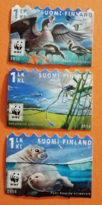 SUOMI 2016 Uhanalaisia eläimiä