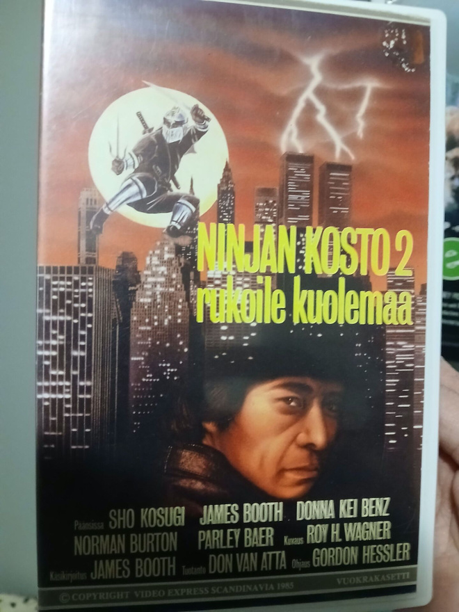 Ninjan kosto vhs