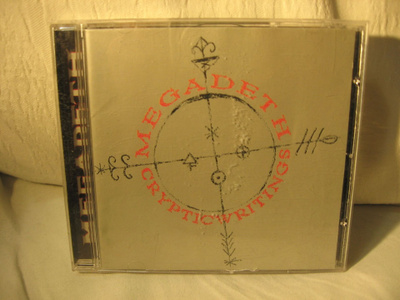 Megadeth: Cryptic Writings CD.