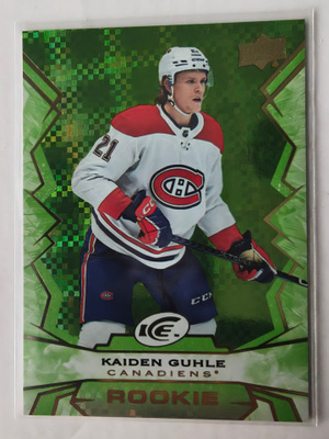 Kaiden Guhle 2022-23 UD Ice Rookie Green