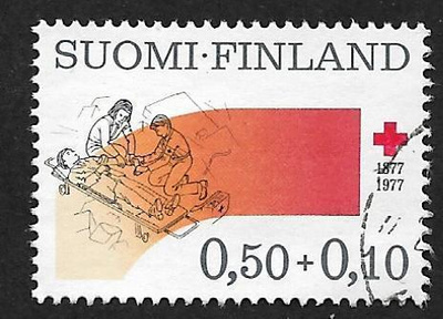 Punainen risti 1977 0,50+0,10mk (LAPE 798) O