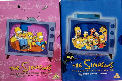THE SIMPSONS 3. JA 4. KAUSI COLLECTOR'S EDITION DVD