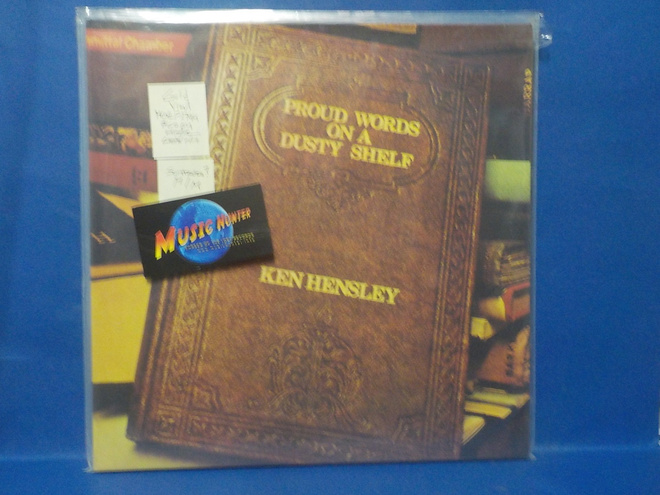 KEN HENSLEY - PROUD WORDS ON A DUSTY SHELF M/M GOLD VINYL LP