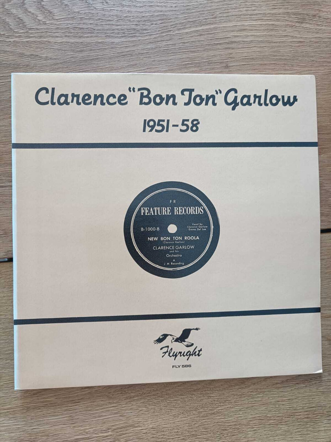 AUCTION - CLARENCE "BON JON"GARLOW LP