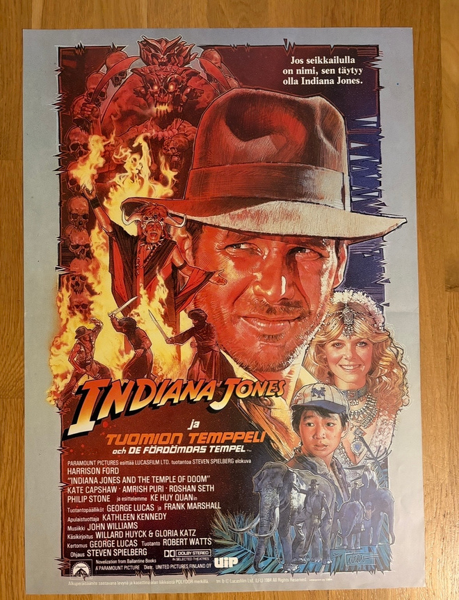 Elokuvajuliste: Indiana Jones ja Tuomion temppeli