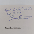 Ilmari Susiluoto : Uusi Karjalakirja (signeerattu, tekijä... - pikkukuva 3