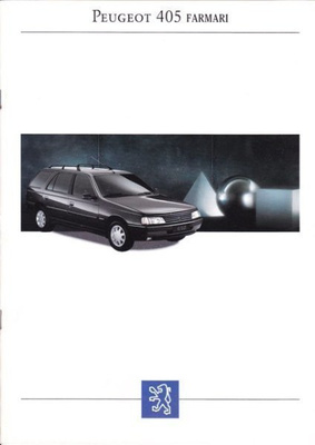 Peugeot 405 Break -esite, 1993