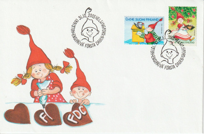 2003 Joulu-merkkien FDC-kirje