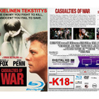 UUSI CASUALTIES OF WAR BLU-RAY DE PALMA 89 ILMAINEN TOIMITUS - pikkukuva 2