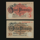 Saksa Notgeld 5, 10 Pfennig, Delitzsch 1917 - pikkukuva 1