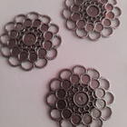 Metallinen iso solki / nappi - pikkukuva 2