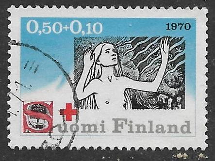 Punainen risti 1970 0,50+0,10mk (LAPE 674) O