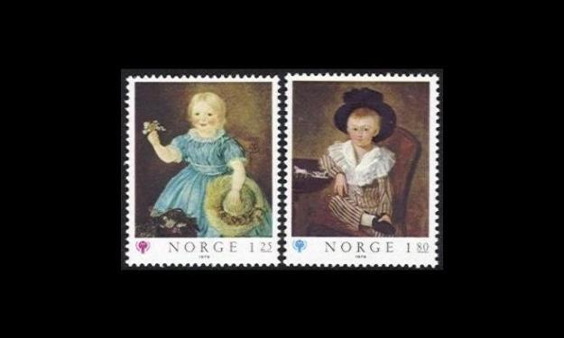 Norja 793-4 ** Kansainvälinen lastenvuosi (1979)
