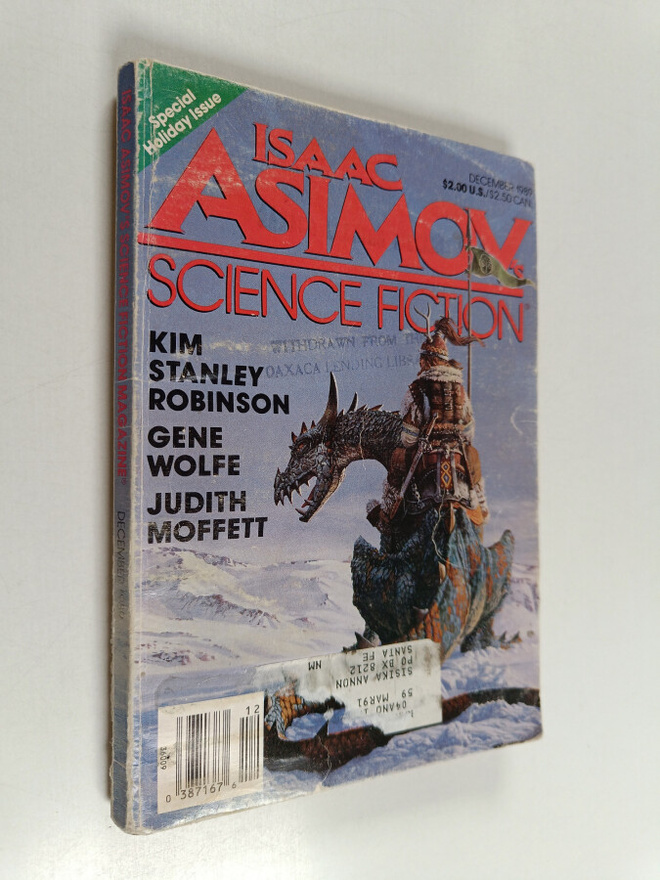 Isaac asimov science fiction magazine december 1989