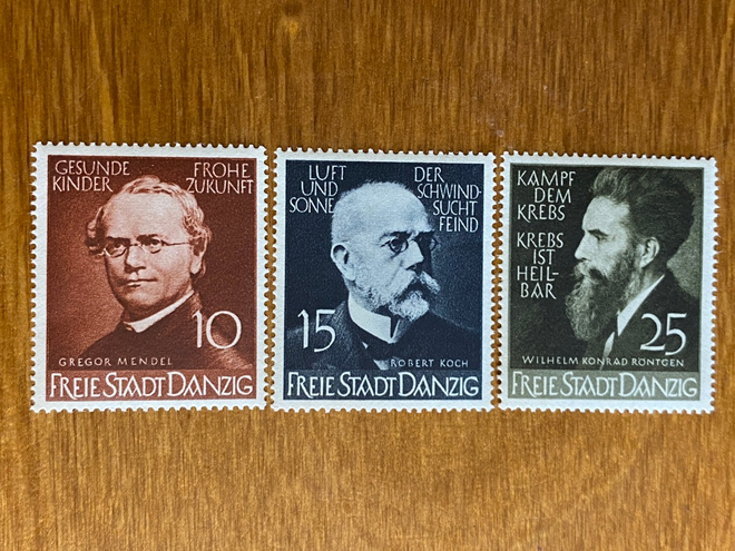 SAKSA DANZIG 1939 LÄÄKÄRIT JA LUNNONTITEILIJÄT SARJA**