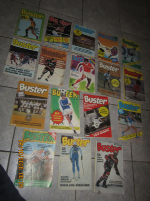 buster lehtiä v 1982 yht 17 kappaletta