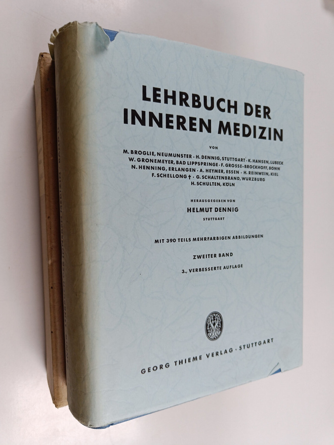 Helmut Dennig : Lehrbuch der inneren medizin 2 (Laatikossa)