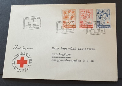 FDC Suomi  1958 PR, EL