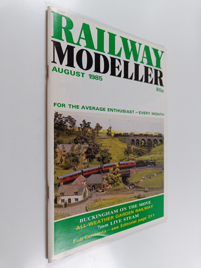 Railway modeller, august 1985
