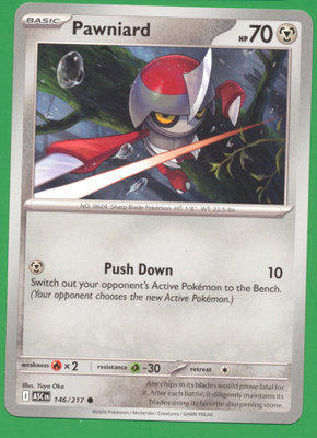 Pokémon Pawniard (ASC 146)