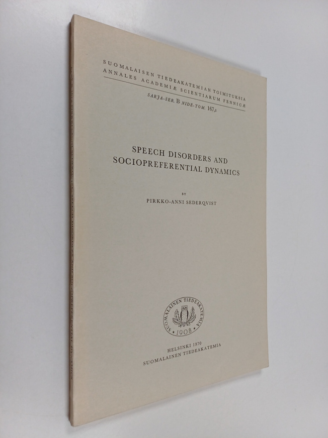 Pirkko-Anni Sederqvist : Speech disorders and socioprefer...