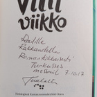 Tuula Kallioniemi : Villi viikko (signeerattu, tekijän om... - pikkukuva 3