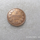 10  Penniä  1911  hienokuntoinen  kl 9  . - pikkukuva 1