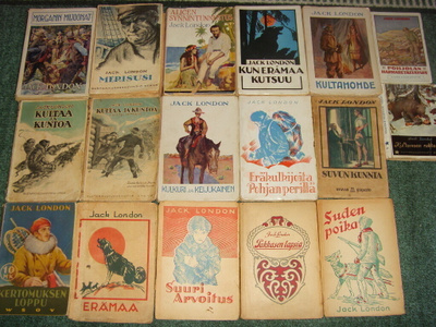 Jack London-kirjapaketti (17 kpl) (1917-1936)