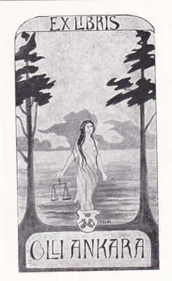 Ex Libris, Olli Ankara, b676