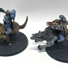 WH40K - 3kpl Space Wolves Thunderwolf Cavalry [K102] - pikkukuva 3