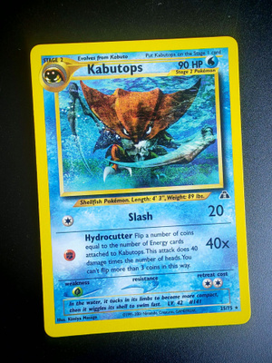 Pokemon kortti Kabutops Neo Discovery rare