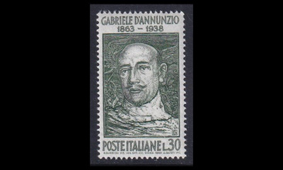 Italia 1139 ** Runoilija Gabriele d Annunzio (1963)