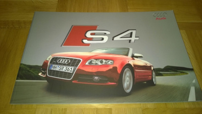 Esite Audi S4 Cabriolet/Convertible, 2008,  (Audi A4)