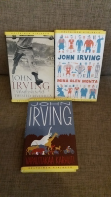 John Irving 3 kpl (loistokunto)