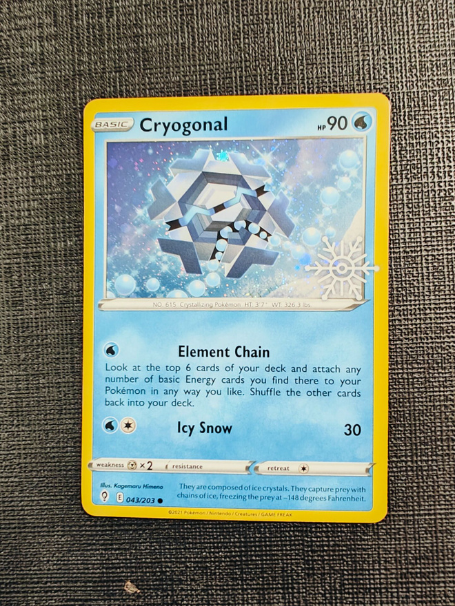 Cryogonal Snowflake Stamp 43/203 Holiday Calendar Promo