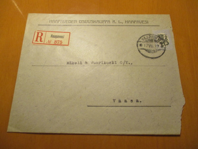 1927 Haapavesi R liikekuori